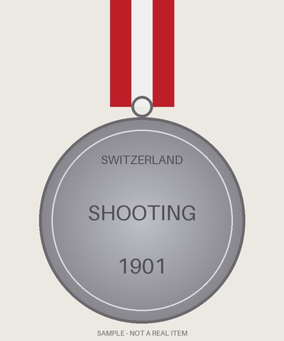 Shooting festival medal