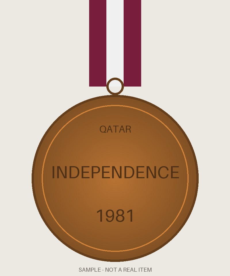 Independence anniversary medal